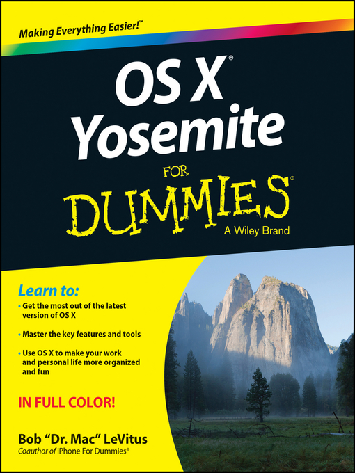 Title details for OS X Yosemite For Dummies by Bob LeVitus - Available
